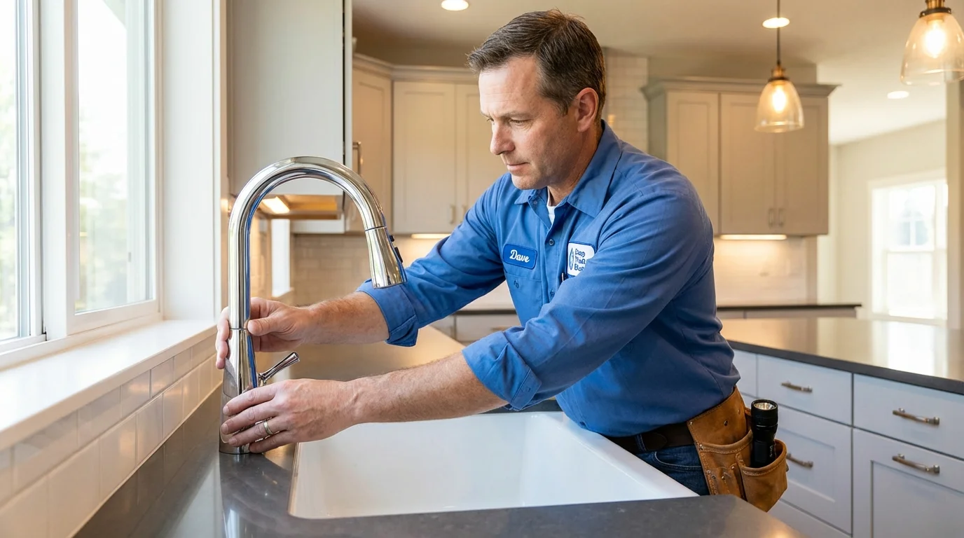 Kitchen faucet installation by Johns Plumbing LLC in King City